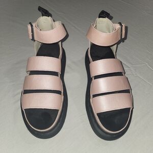 Dr. Martens Quad Pink Clarissa Il Strappy Buckle Sandals Size US 8, UK 6, EU 39